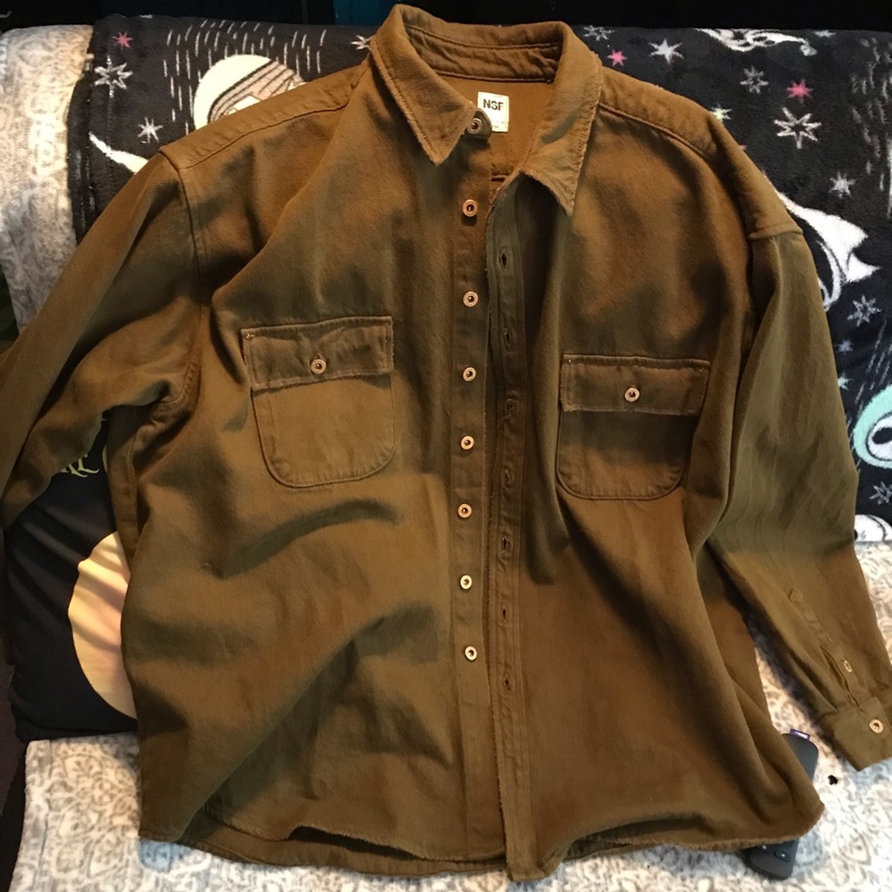 Mens NSF denim shirt